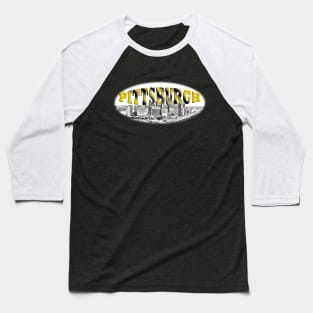 Pittsburgh in Black and Gold Baseball T-Shirt
